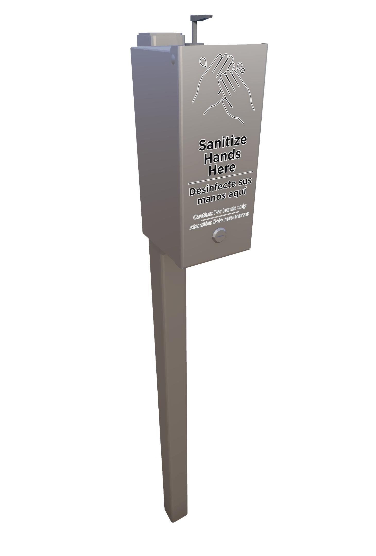 UltraSite Post Mounted Sanitizer