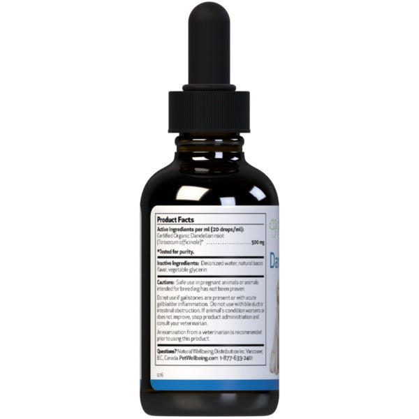 Pet Wellbeing Dandelion Root for Cat Liver and Digestive Support
