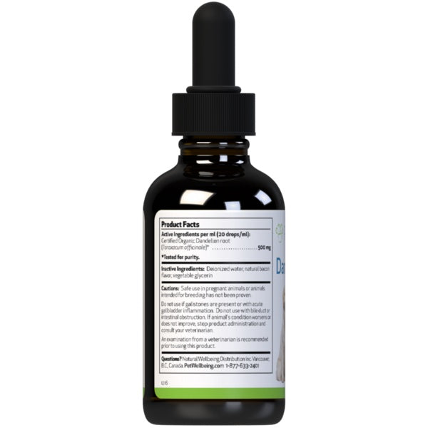 Pet Wellbeing Dandelion Root for Dog Liver Support