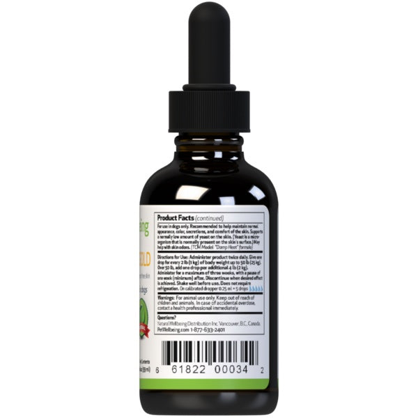 Pet Wellbeing Derma Support Gold for Dogs