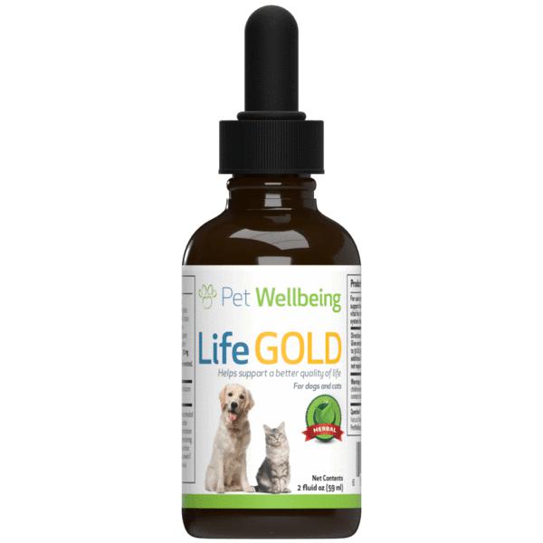 Pet Wellbeing Life Gold - Dog Cancer Support