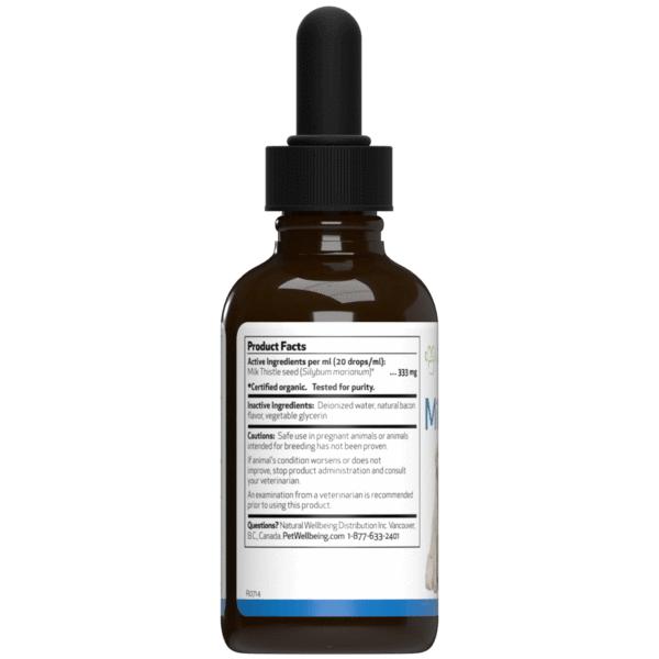 Pet Wellbeing Milk Thistle for Cat Liver Disease