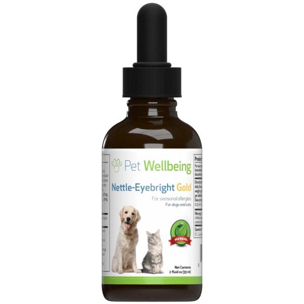 Pet Wellbeing Nettle-Eyebright Gold for Dogs with Allergies