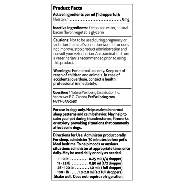 Pet Wellbeing Pet Melatonin