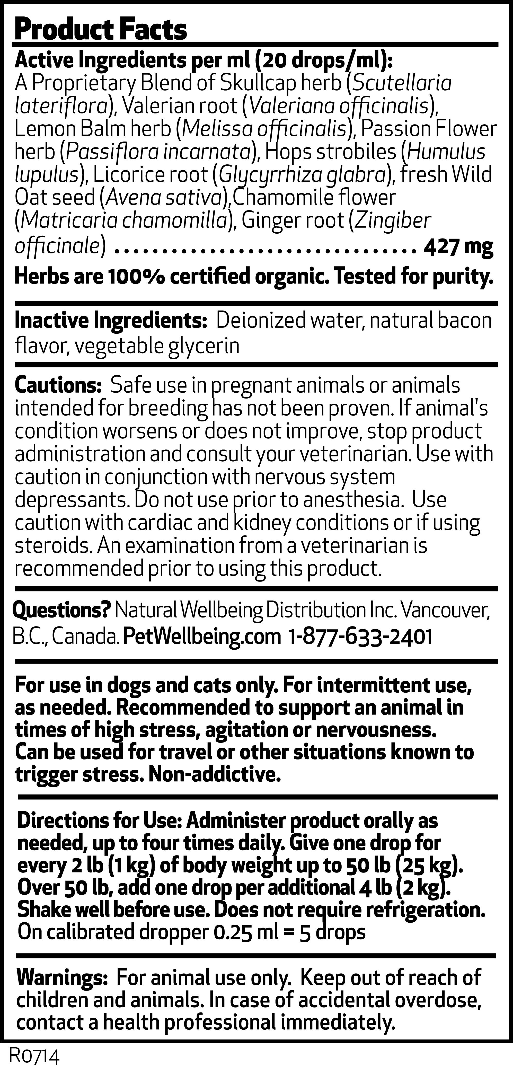 Pet Wellbeing Stress Gold for High Stress Situations in Dogs