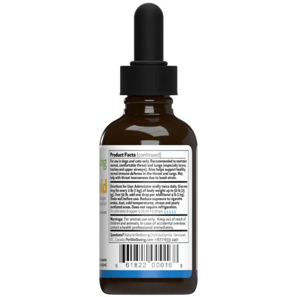 Pet Wellbeing Throat Gold - Cough & Throat Soother for Cats