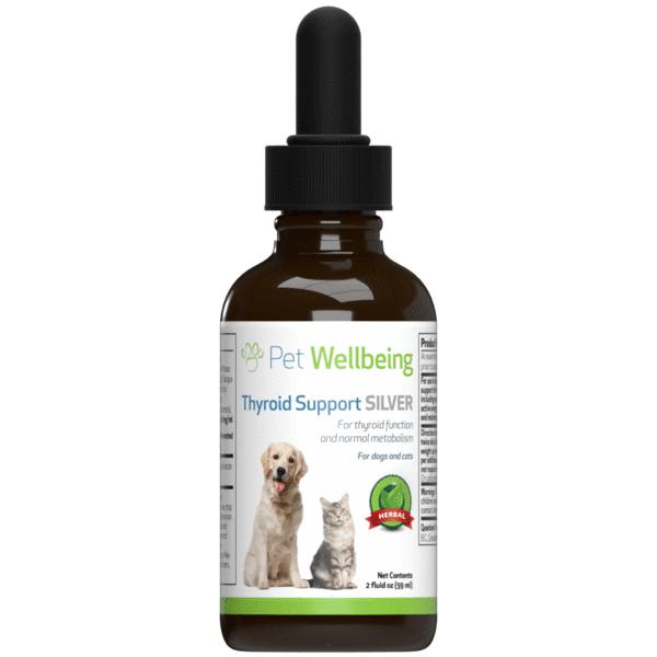 Pet Wellbeing Thyroid Support Silver for Dog Hypothyroidism