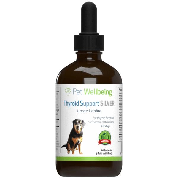 Pet Wellbeing Thyroid Support Silver for Dog Hypothyroidism