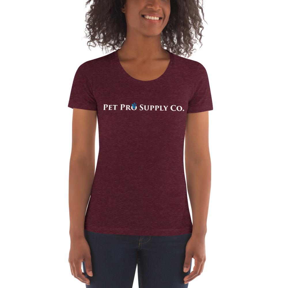 Women's Crew Neck T-shirt - White Logo